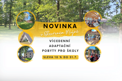 Read more about the article Vícedenní adaptační pobyty pro školy – NOVINKA